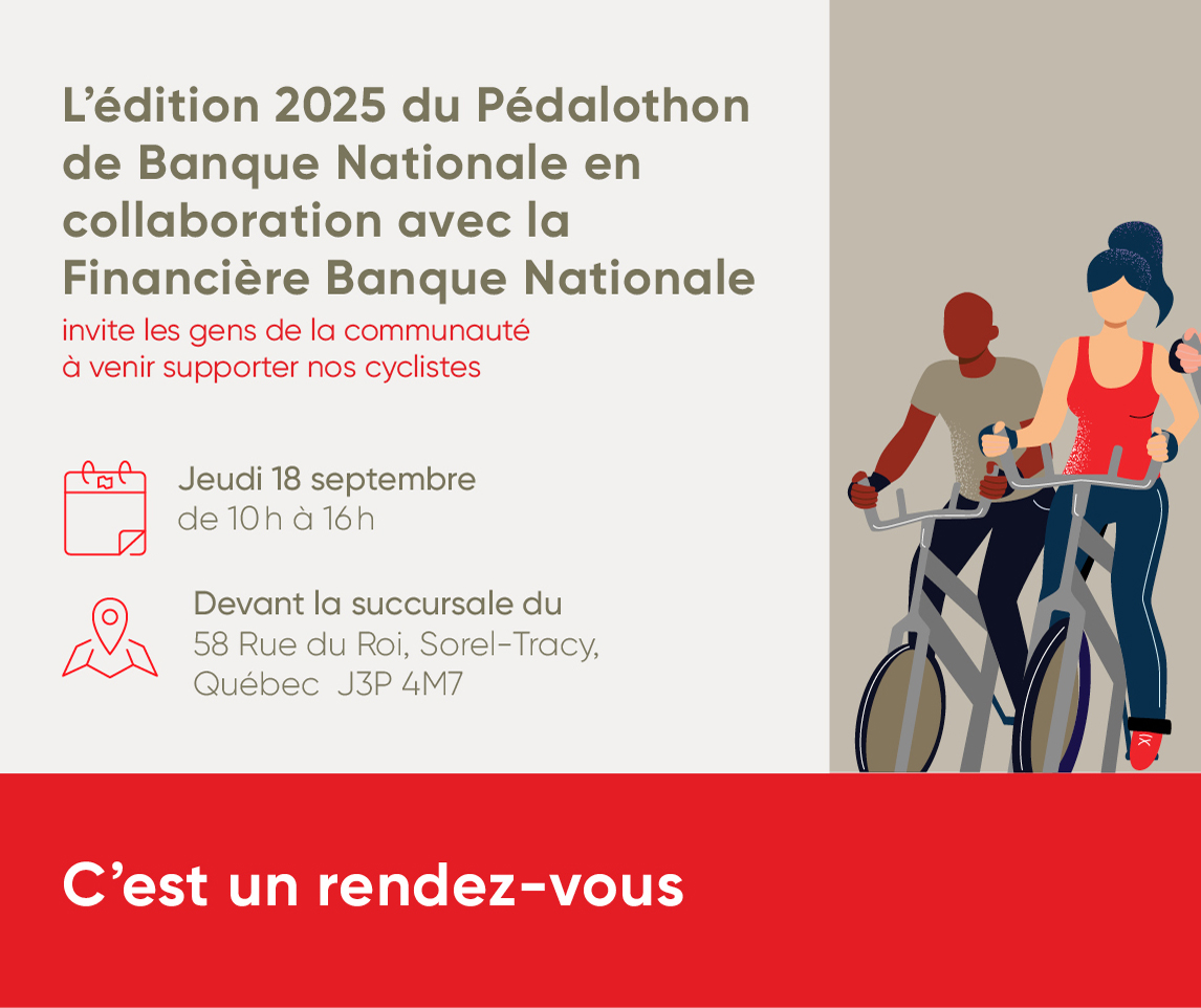 Invitation à un Pédalothon en soutien à la Fondation!