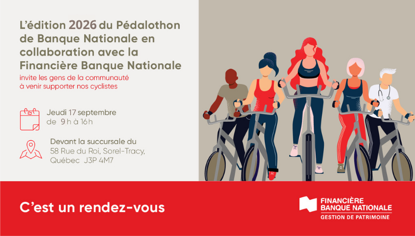 Invitation à la 3e édition du Pédalothon en soutien à la Fondation