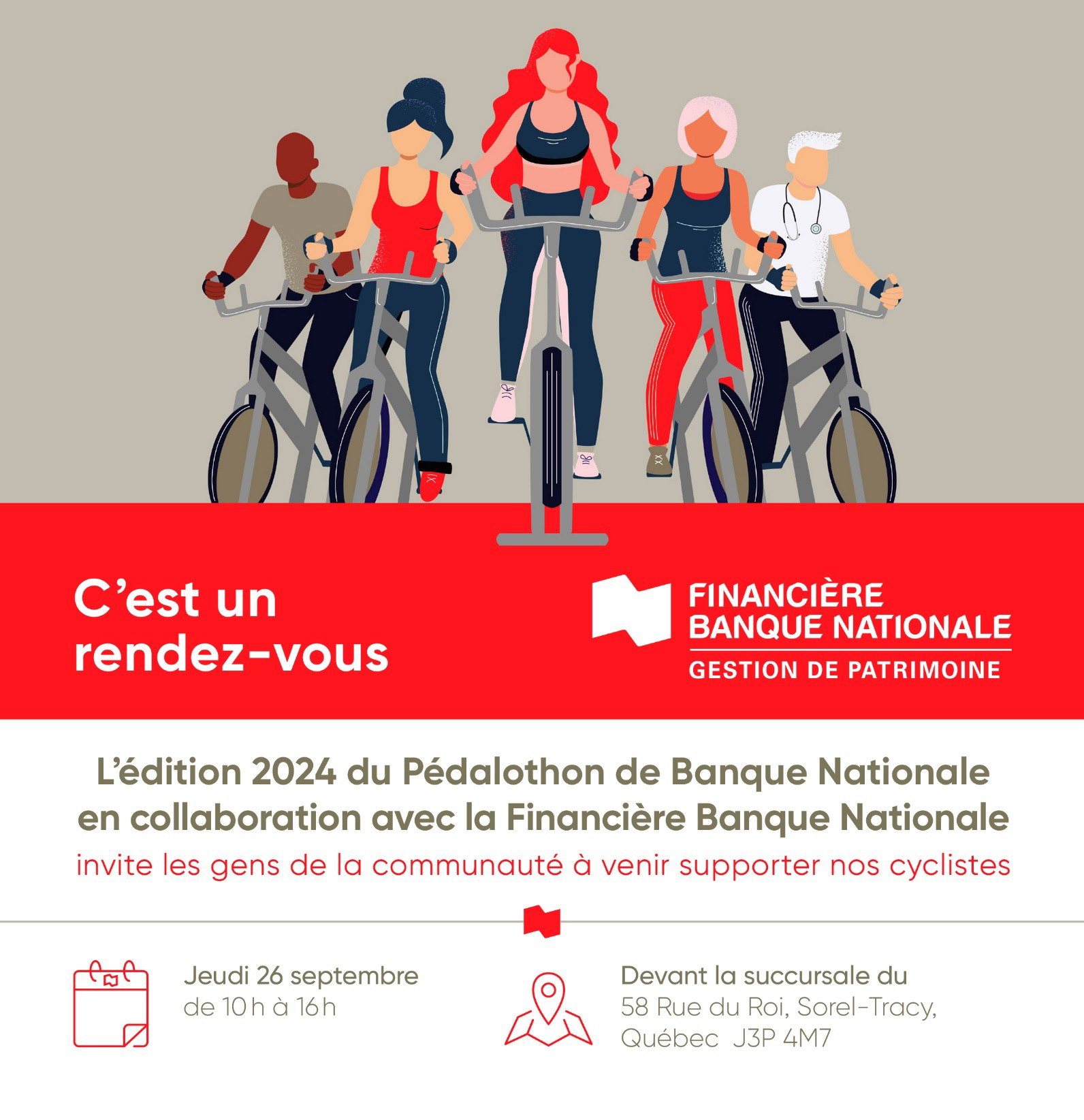 Plus de 16 000$ amassé dans le cadre du Pédalothon