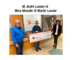 M André Lussier et Mme Monelle St-Martin Lussier